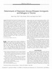 Research paper thumbnail of Determinants of depression among Ethiopian immigrants and refugees in Toronto