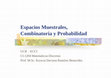 Espacios Muestrales, Combinatoria y Probabilidad Cover Page