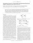 Thermophysical properties of 1-propyronitrile-3-alkylimidazolium bromide ionic liquids at temperatures from (293.15 to 353.15) K Cover Page