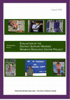 Evaluation of the District Support Worker Project, Women’s Resource Centre  Cover Page