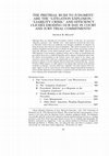 Research paper thumbnail of Pretrial Rush to Judgment: Are the Litigation Explosion, Liability Crisis, and Efficiency Cliches Eroding Our Day in Court and Jury Trial Commitments, The