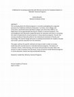 Research paper thumbnail of A Method for Increasing Leadership with Minority Learners for Graduate Students in “Blended” Doctoral Programs