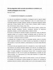 Research paper thumbnail of De las preguntas sobre escuela secundaria en contexto a un modelo pedagógico de la crisis. 