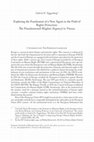 Research paper thumbnail of Exploring the Fundament of a new Agent in the Field of Rights Protection: The F(undamental) R(ights) A(gency),  in EYMI European Yearbook on Minority Issues 2010, Brill, 603-63