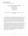 Research paper thumbnail of The world, the brain, and the speed of sight