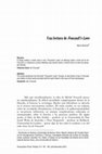 Una lectura de Foucault´s Law  Cover Page