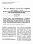 Production of effective microorganism using halalbased sources: A review Cover Page