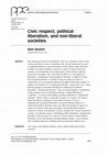 Research paper thumbnail of Civic respect, political liberalism, and non-liberal societies