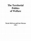 The Territorial Politics of Welfare Cover Page