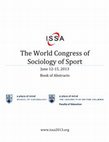 Pinar Yaprak Kemaloglu. Signing Sovereignties: Turkish Deaf Community Through Sport Fields. World Congress of Sociology of Sport, 2013 Vancouver, Canada. Cover Page