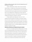 Research paper thumbnail of Of Mites and Men - Updated/Best Essay Award Version