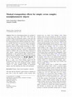 Research paper thumbnail of Masked transposition effects for simple versus complex nonalphanumeric objects