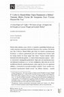 Research paper thumbnail of P. Coffey'in "Mantık Bilimi: Doğru Düşünmenin ve Bilimsel Yöntemin İlkeleri Üzerine Bir Soruşturma" Eseri Üzerine Eleştirel Bir Yazı (Ludwig Wittgenstein)