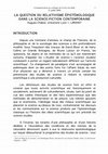 Research paper thumbnail of La question du relativisme épistémologique dans la science-fiction contemporaine