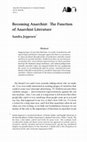 Research paper thumbnail of Becoming Anarchist: the function of anarchist literature