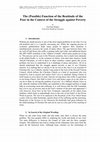 Research paper thumbnail of THE (POSSIBLE) FUNCTION OF THE BEATITUDE OF THE POOR IN THE CONTEXT OF THE STRUGGLE AGAINST POVERTY,