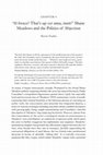 Research paper thumbnail of “‘Al Fresco? That’s Up the Anus, Innit?’’: Shane Meadows and the Politics of Abjection”