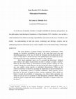 Research paper thumbnail of Pope Benedict XVI’s Bioethics: Philosophical Foundations