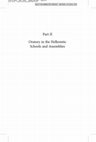 “Hellenistic Oratory and the Evidence of Rhetorical Exercises”, in Kremmydas and Tempest (eds.), Continuity and Change: Oratory in the Hellenistic Period, Oxford 2013, 139-163 Cover Page