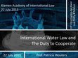 Research paper thumbnail of The Duty to Cooperate and International Water Law