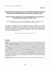 Research paper thumbnail of Efecto del nivel proteico de la dieta sobre el desarrollo de juveniles de Macrobrachium tenellum