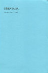 GRIMAL N., ARNAUDIÈS A., ADLY E. Fouilles et travaux en Égypte et au Soudan, 2009-2010 Orientalia. 80 (2011), p. 154–213.  Cover Page