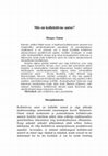 Research paper thumbnail of Mis on kollektiivne autor