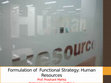 Research paper thumbnail of Human Resource Strategy