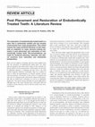 2004 Schwartz - Post Placement and Restoration of Endodontically Treated Teeth: A Literature Review Cover Page