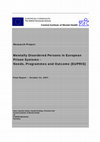 EUROPEAN COMMISSIONMentally Disordered Persons in European Prison Systems - Needs, Programmes and Outcome (EUPRIS)use made of the following information Cover Page