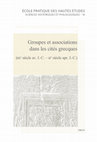 « L’intégration des indigènes dans les structures civiques de deux cités du Pont Gauche à l’époque impériale » (avec D. Dana), dans P. Fröhlich, P. Hamon (éds.),  Groupes et associations dans les cités grecques (IIIe siècle av. J.-C.- IIe s. ap. J.-C.), Genève, 2013, p. 277-305 Cover Page