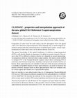 Research paper thumbnail of CLIMWAT - properties and interpolation approach of the new global FAO Reference Evapotranspiration dataset