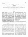 Research paper thumbnail of Vocal mechanics in Darwin's finches: correlation of beak gape and song frequency