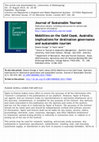 PLEASE SCROLL DOWN FOR ARTICLEMobilities on the Gold Coast, Australia: implications for destination governance and sustainable tourism Cover Page