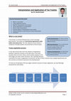 Research paper thumbnail of Interpretation and Application of Tax Treaties