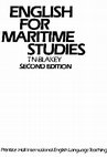 English for Maritime Studies Cover Page