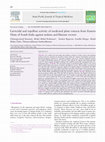 Research paper thumbnail of Larvicidal and repellent activity of medicinal plant extracts from Eastern Ghats of South India against malaria and filariasis vectorsMedicinal plant extracts Anopheles stephensi Culex quinquefasciatus Larvicidal activity Repellent activity