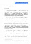 Research paper thumbnail of Ecuador-Colombia: Algo más que una frontera