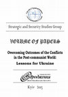 Research paper thumbnail of Conflicts in Post-Socialist World, Overcoming the Outcomes: Serbia, Moldova, Georgia & Azerbaijan – Lessons for Ukraine; Research Team, Member from Georgia