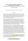 Research paper thumbnail of Sequences and timing, institutional complementarities, and hegemonic discourse coalitions: the growth of intergovernmental federalism and unitary federalism in Germany