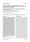 Research paper thumbnail of Genetic variation of oregano Origanum vulgare L for etheric oil in Albania