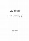 Key issues in Indian philosophy Cover Page