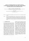 Research paper thumbnail of SIGNAL TO NOISE RATIO EVALUATION IN SIGNAL AVERAGED ECG BY DERIVATIVE DYNAMIC TIME WARPING AND PIECEWISE LINEAR APPROXIMATION