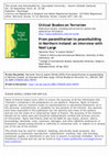 Research paper thumbnail of (2013) "From paramilitarism to peacebuilding in Northern Ireland: an interview with Noel Large" (with Harmonie Toros), Critical Studies on Terrorism, 6 (1), pp.209-215