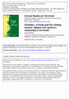 Research paper thumbnail of (2011) “Orthodox, Criticals and the Missing Context: Basque Civil Society Reaction(s) to Terrorism”, Critical Studies on Terrorism, 4 (2), pp. 181-197