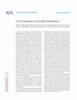 Research paper thumbnail of A Companion to Gender Prehistory Edited by Diane Bolger (Blackwell Companions to Anthropology). Pp. xxiii + 642, figs. 39, tables 5. Wiley-Blackwell, Chichester, England 2013. $195. ISBN 978-0-470-65536-8 (cloth).