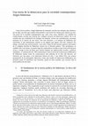 Research paper thumbnail of Una teoría de la democracia para la sociedad contemporánea: Jürgen Habermas