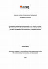 Participatory development communication (PDC): rhetoric or reality? The analysis of community-based level interventions in Latin America and Africa with dialogue and empowerment as intended outcomes Cover Page