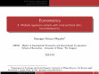 Research paper thumbnail of Econometrics