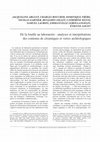 Research paper thumbnail of De la fouille au laboratoire. Analyses et interprétations des contenus de céramiques et verres archéologiques